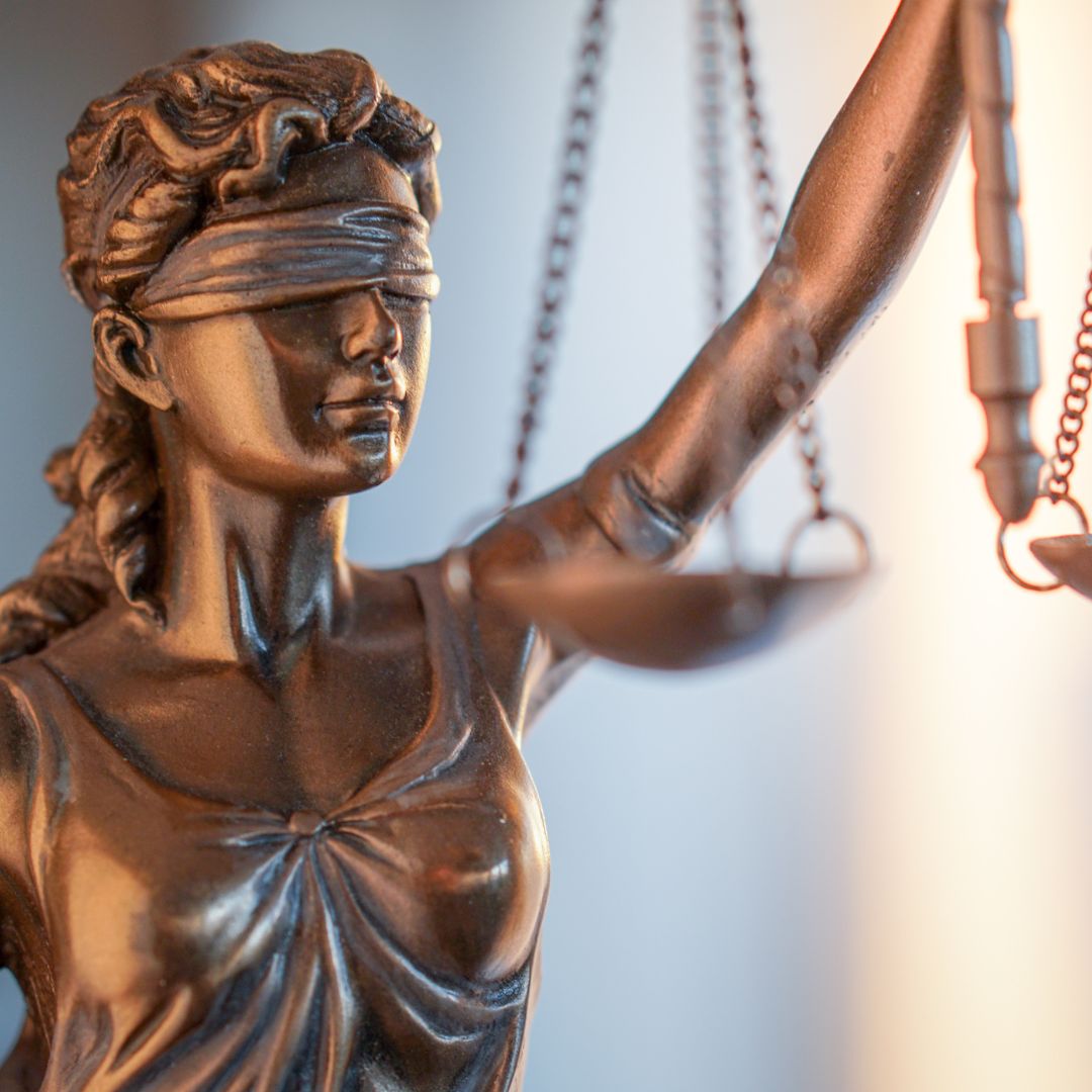 Lady Justice Hold the scales of Law